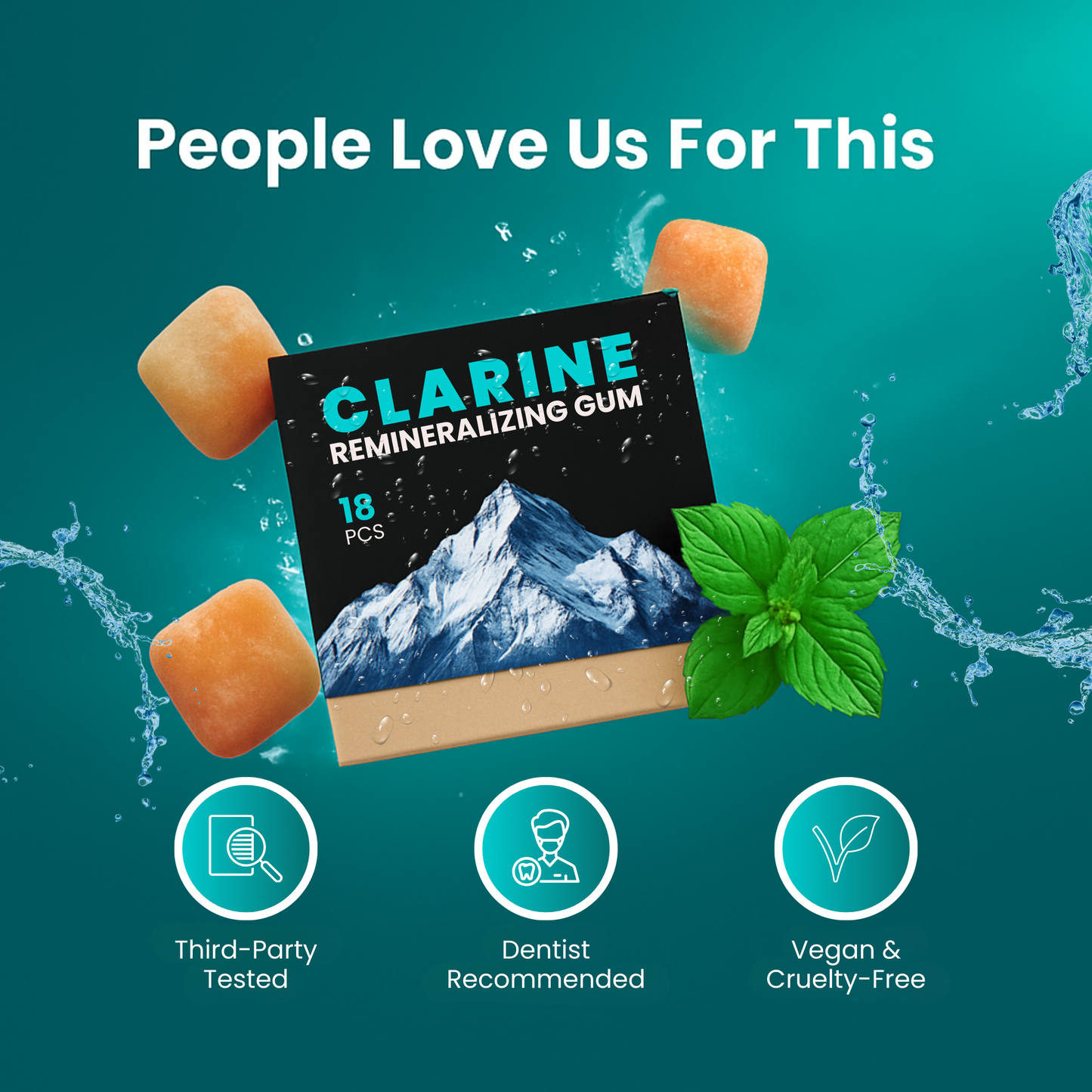 Clarine™- Remineralizing Gum